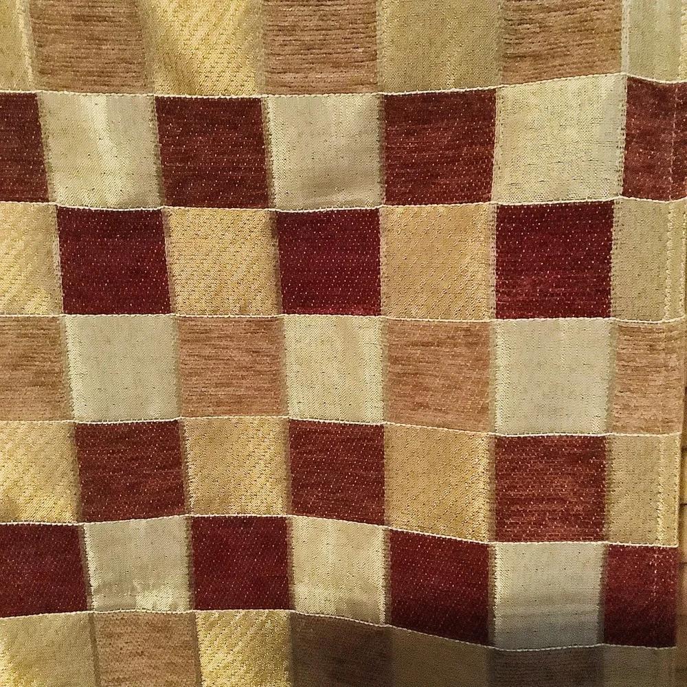 Table runner or dresser scarf 78” long well made with corded tassels New